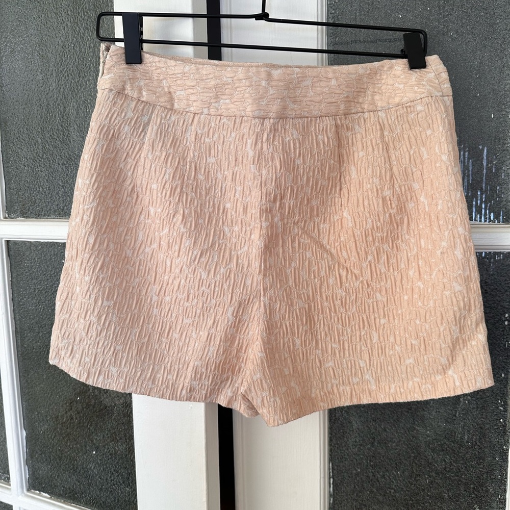 Express-blush pink, high waist, dressy shorts in a size 6R